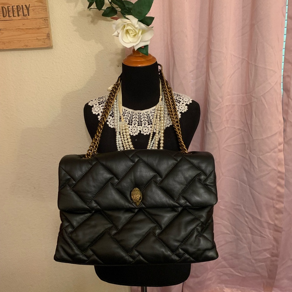 Authentic Kurt Geiger quilted large bag
